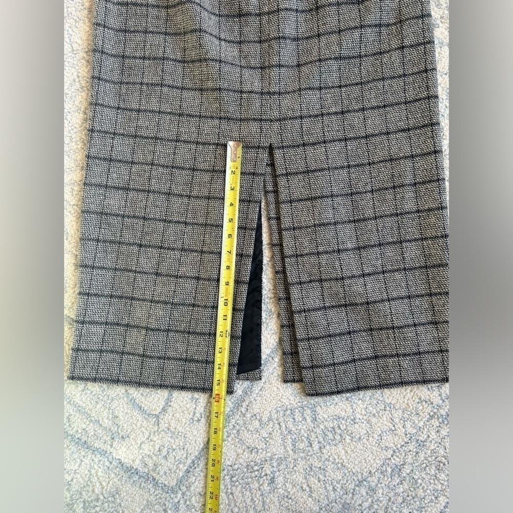 Harvé Benard Vintage 90s 100% Wool Plaid Skirt Women’s size 14 - Picture 10 of 10